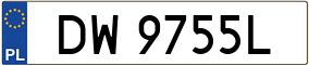 Truck License Plate